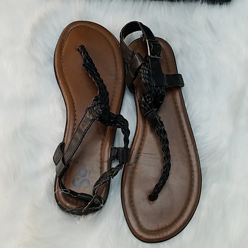 Black sandals
